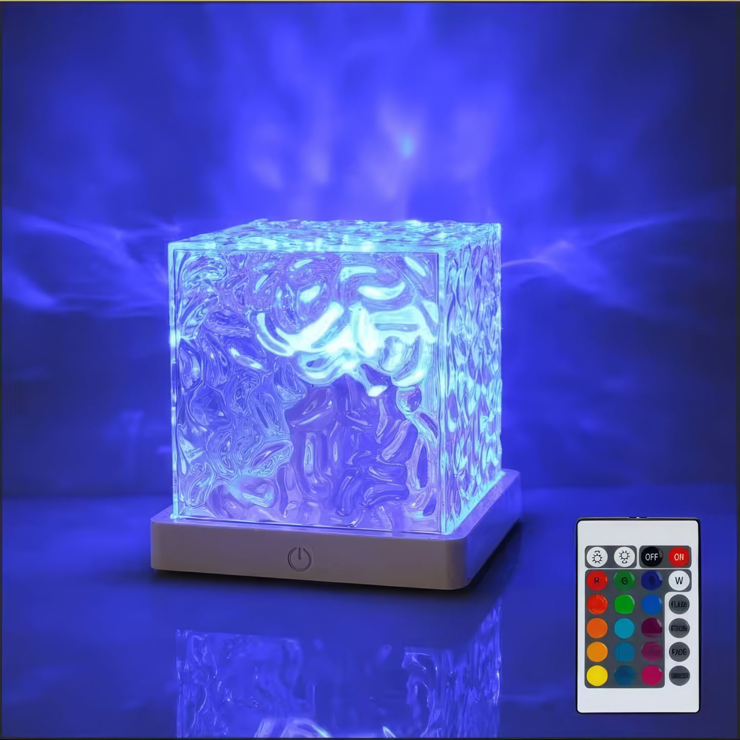 Okean Dalğa Effektli 16 Rəngli RGB Gecə Lampası