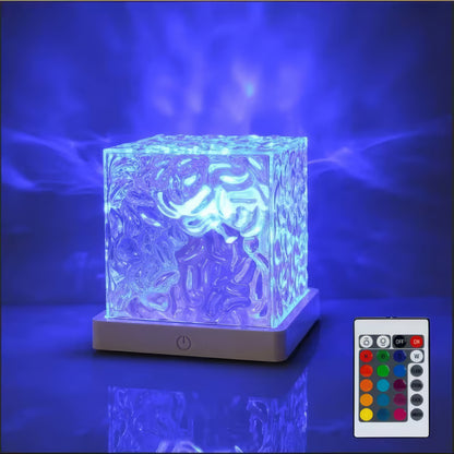 Okean Dalğa Effektli 16 Rəngli RGB Gecə Lampası